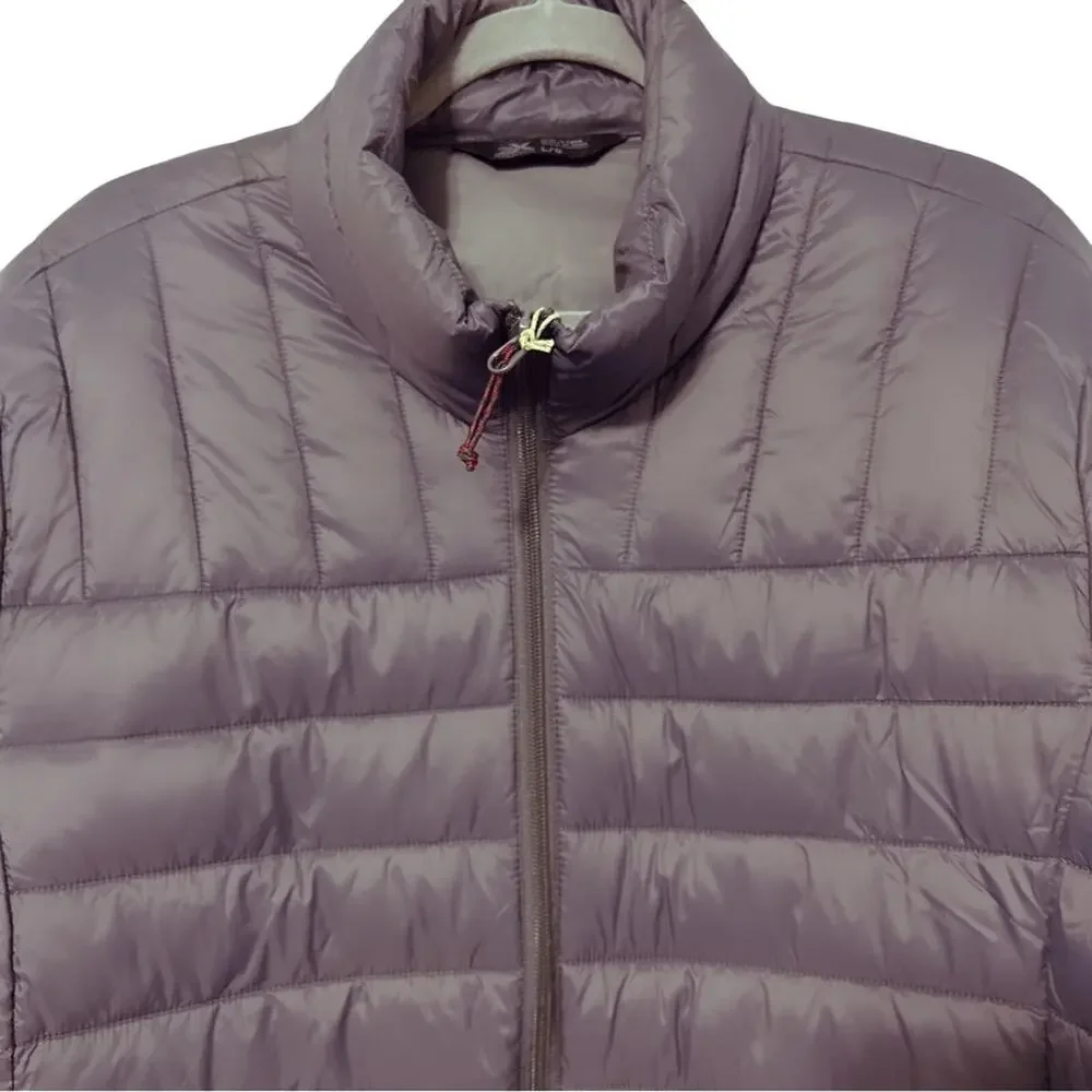 NWT! Zeroxposur Puffer Jacket Men’s Size Large Gray Quilted Wind‎ Resistant